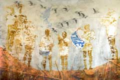 180 x 320 cm - Oil on Plaster on Canvas - Öl auf Putz auf Leinwand